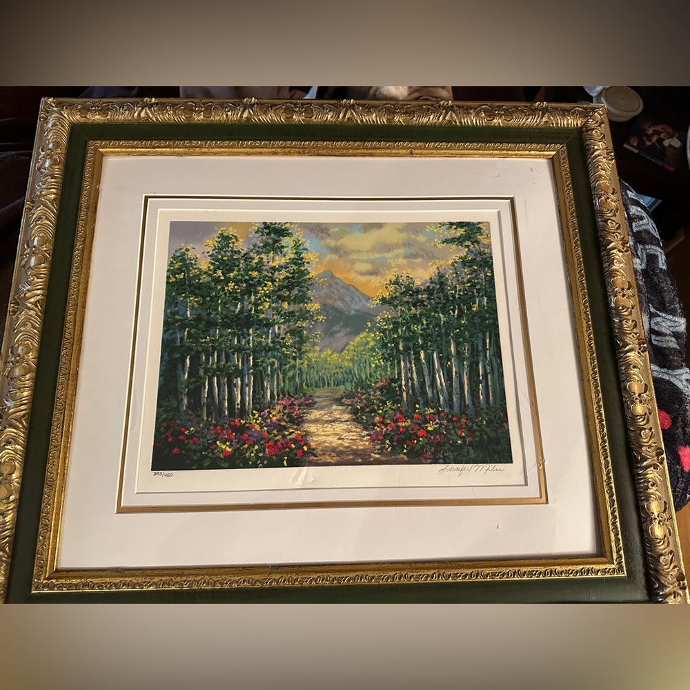 Miles Aspen at Twilight signed and numbered